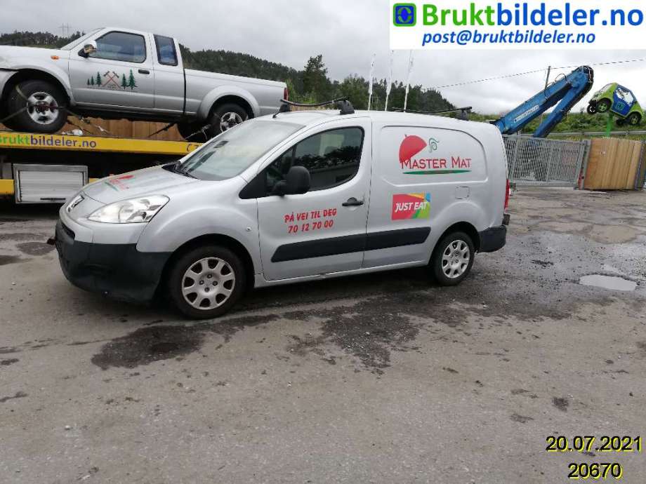 Peugeot Partner 2008-2015 (Type II, Fase 1) , Motorkode: 9HF, Girkassekode: 