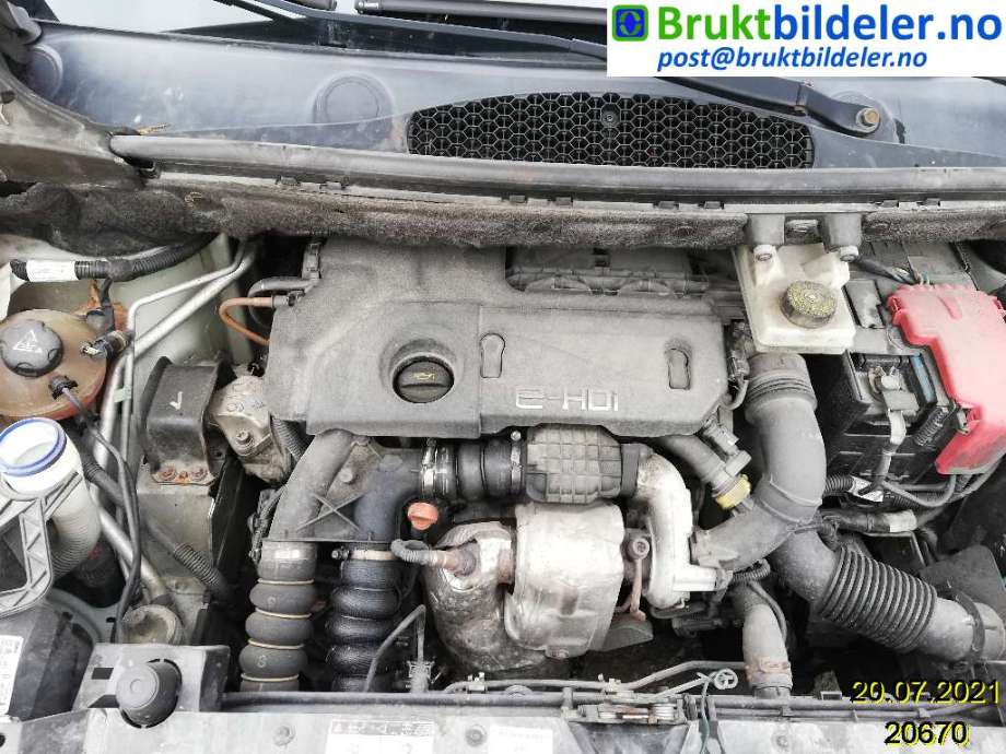 Peugeot Partner 2008-2015 (Type II, Fase 1) , Motorkode: 9HF, Girkassekode: 