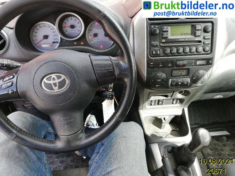 Toyota RAV4 2000-2006 (Type II) , Motorkode: 1AZ-FE, Girkassekode: 