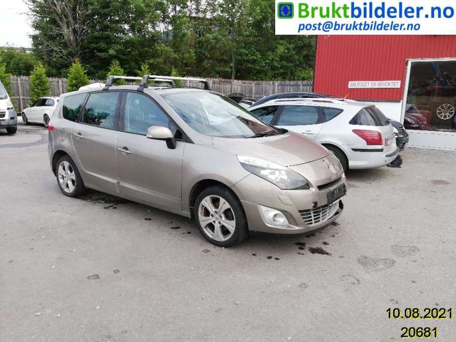 Renault Scenic 2009-2016 (Type III) , Motorkode: K9K-836;K9K-837, Girkassekode: TL4