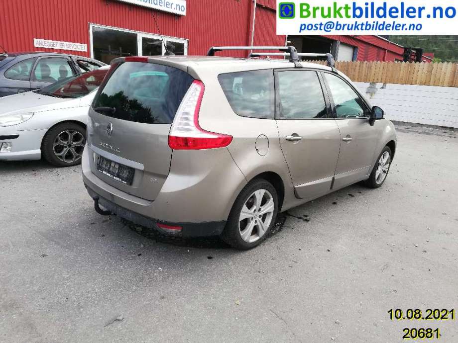 Renault Scenic 2009-2016 (Type III) , Motorkode: K9K-836;K9K-837, Girkassekode: TL4