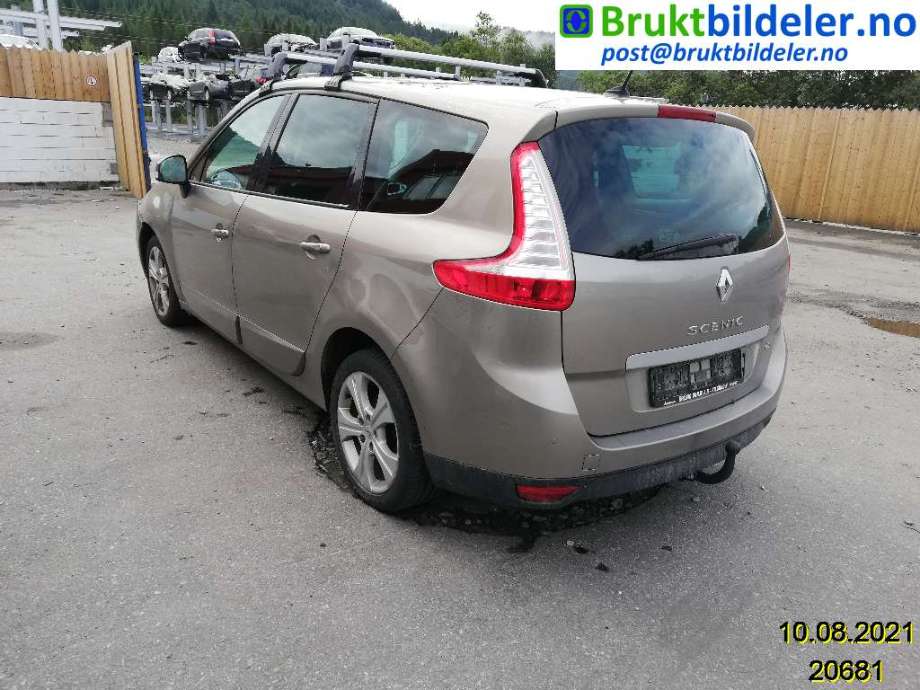 Renault Scenic 2009-2016 (Type III) , Motorkode: K9K-836;K9K-837, Girkassekode: TL4