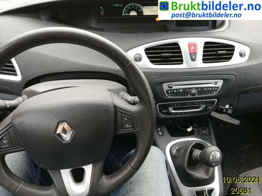 Renault Scenic 2009-2016 (Type III) , Motorkode: K9K-836;K9K-837, Girkassekode: TL4