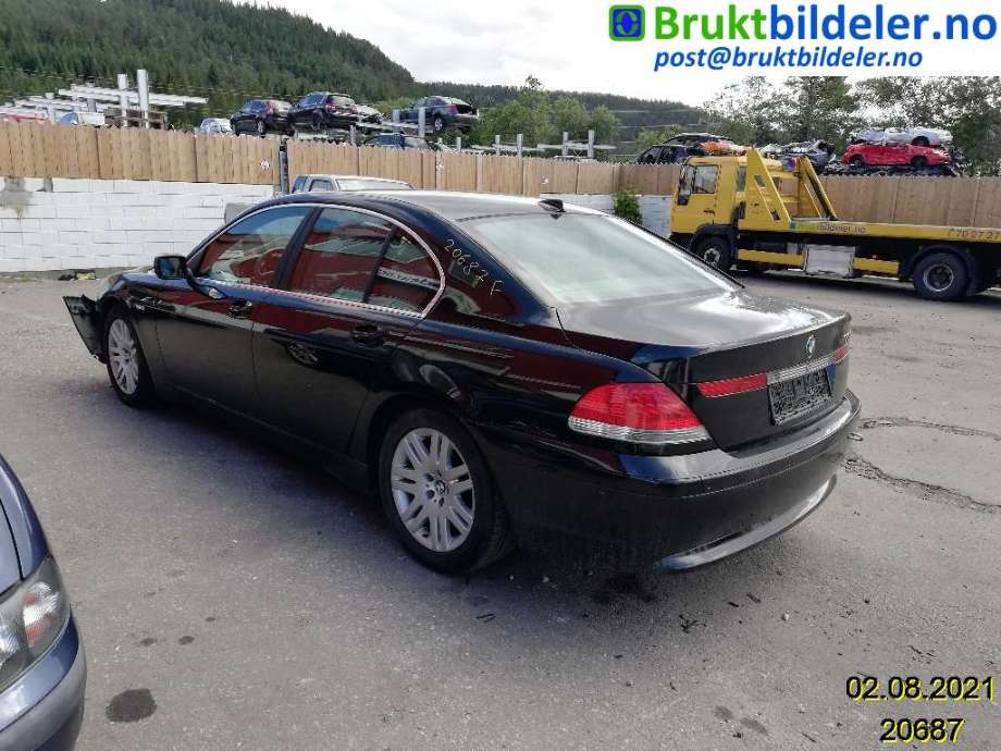BMW 7-Serie 2000-2008 (E65/E66/E67/E88) (E65/E66/E67/E88), Motorkode: N62-B36A, Girkassekode: 