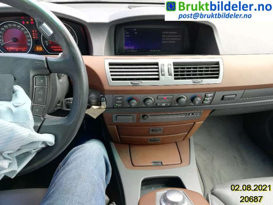BMW 7-Serie 2000-2008 (E65/E66/E67/E88) (E65/E66/E67/E88), Motorkode: N62-B36A, Girkassekode: 