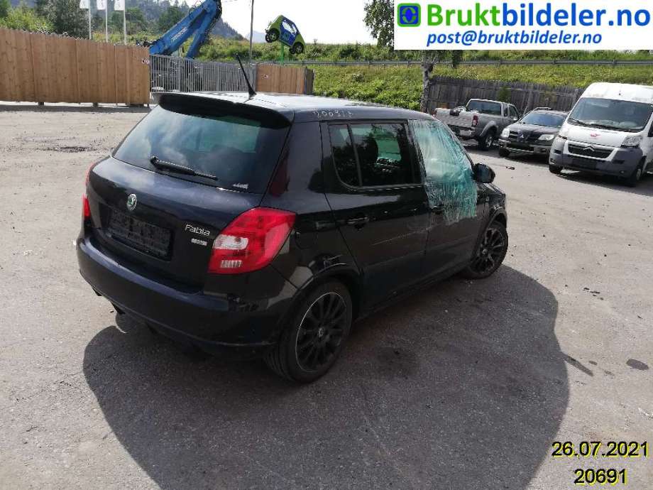 Škoda Fabia 2010-2014 (Type II, Fase 2) , Motorkode: CBZA, Girkassekode: 
