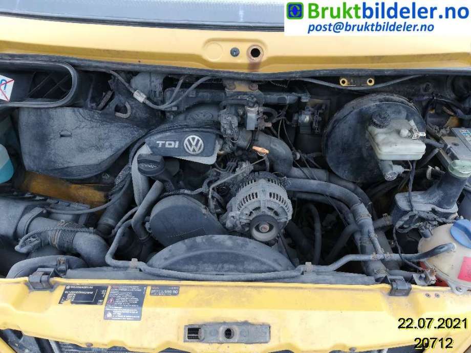 VW LT 1996-2006 (Type II) (MB) (MB), Motorkode: AHD, Girkassekode: