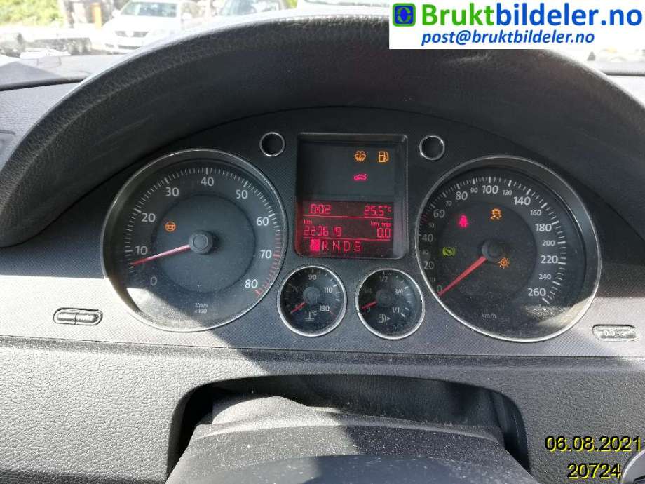 VW Passat 2005-2010 (B6) (B6), Motorkode: BLF, Girkassekode: HXK