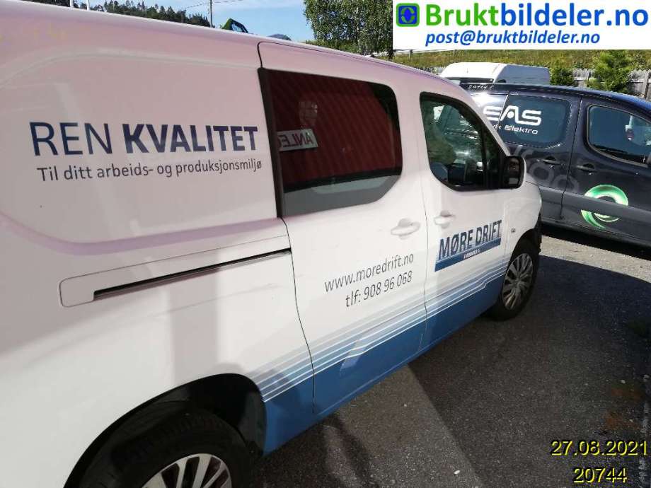 Peugeot Partner 2019-->> (Type III) , Motorkode: YHY, Girkassekode: 