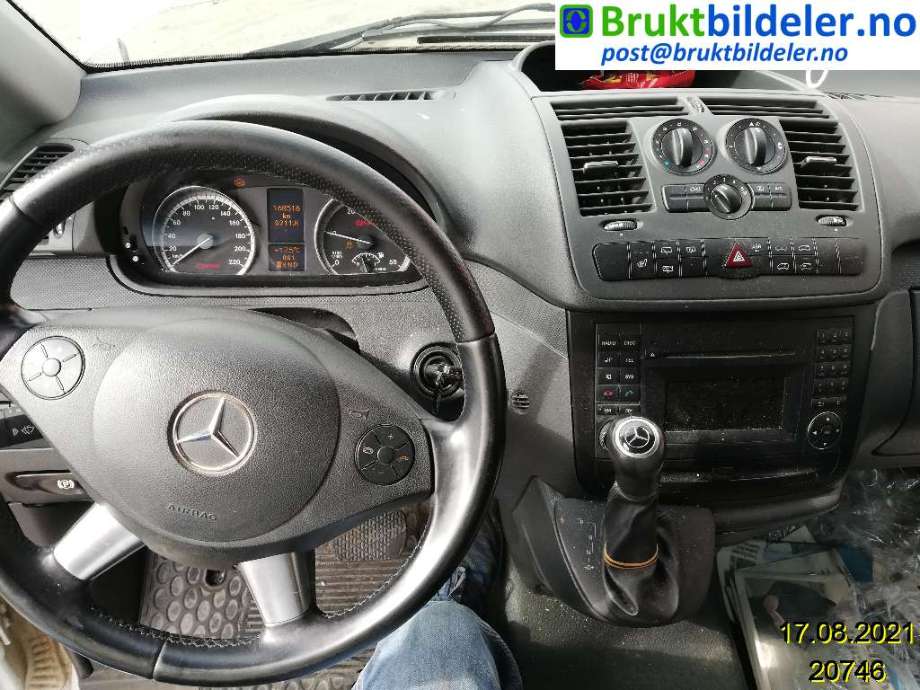 Mercedes Vito/Viano 2010-2014 (Fase 2) (W639) (W639), Motorkode: OM651.940, Girkassekode: 