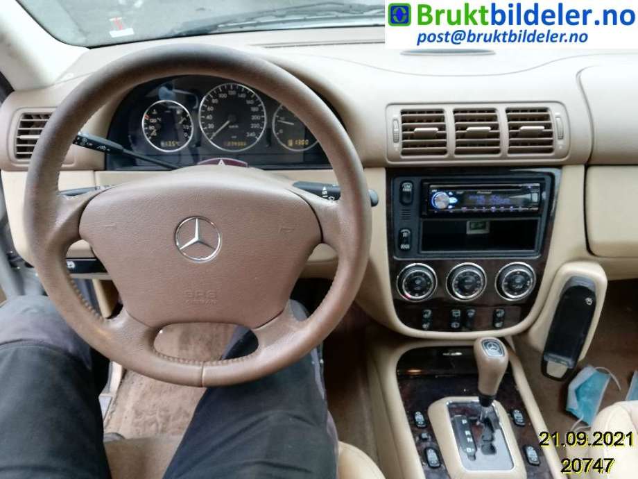 Mercedes ML 1997-2005 (W163) (W163), Motorkode: OM612.963, Girkassekode: 