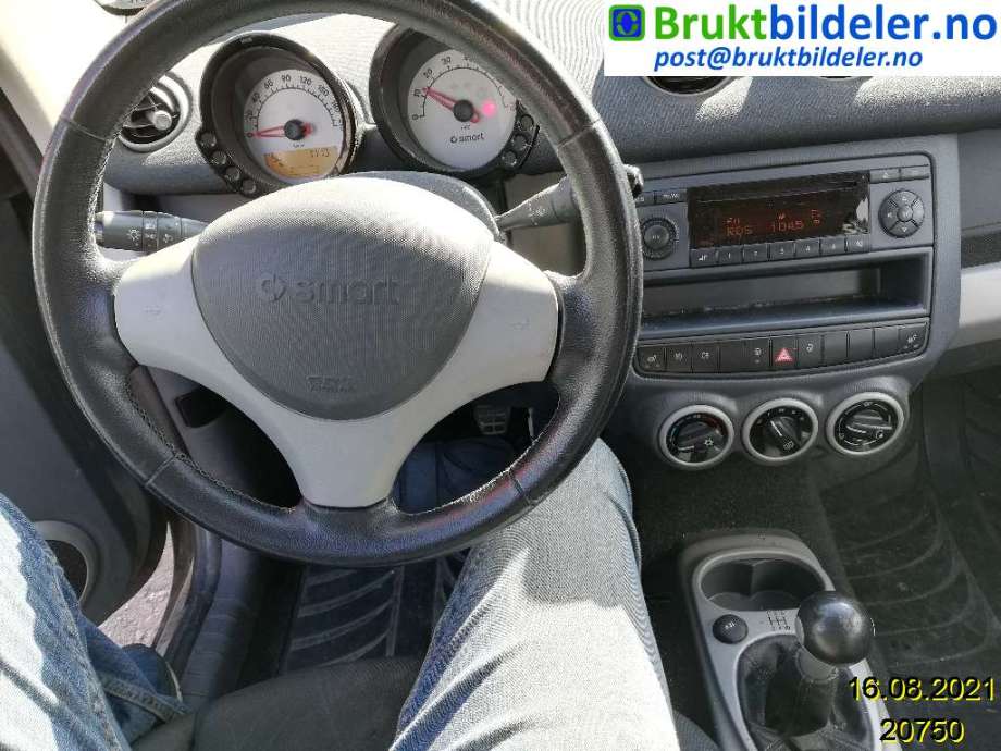 Smart Forfour 2004-2007 (Type I) (W454) (W454), Motorkode: M135.930, Girkassekode: 