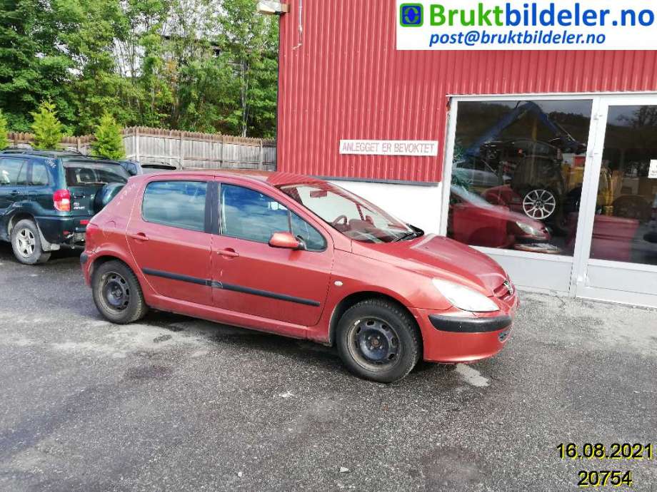 Peugeot 307 2001-2004 (Fase 1) , Motorkode: NFU, Girkassekode: 
