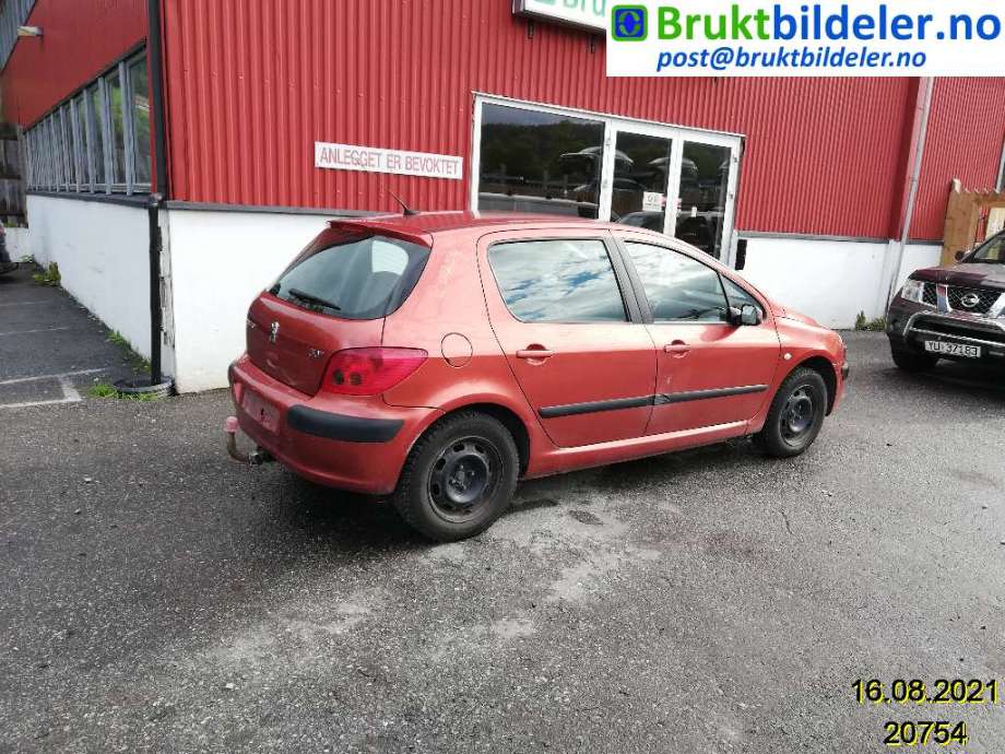 Peugeot 307 2001-2004 (Fase 1) , Motorkode: NFU, Girkassekode: 