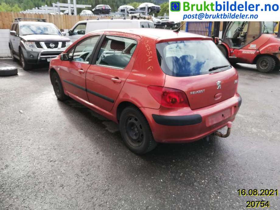 Peugeot 307 2001-2004 (Fase 1) , Motorkode: NFU, Girkassekode: 