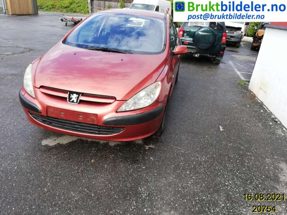 Peugeot 307 2001-2004 (Fase 1) , Motorkode: NFU, Girkassekode: 