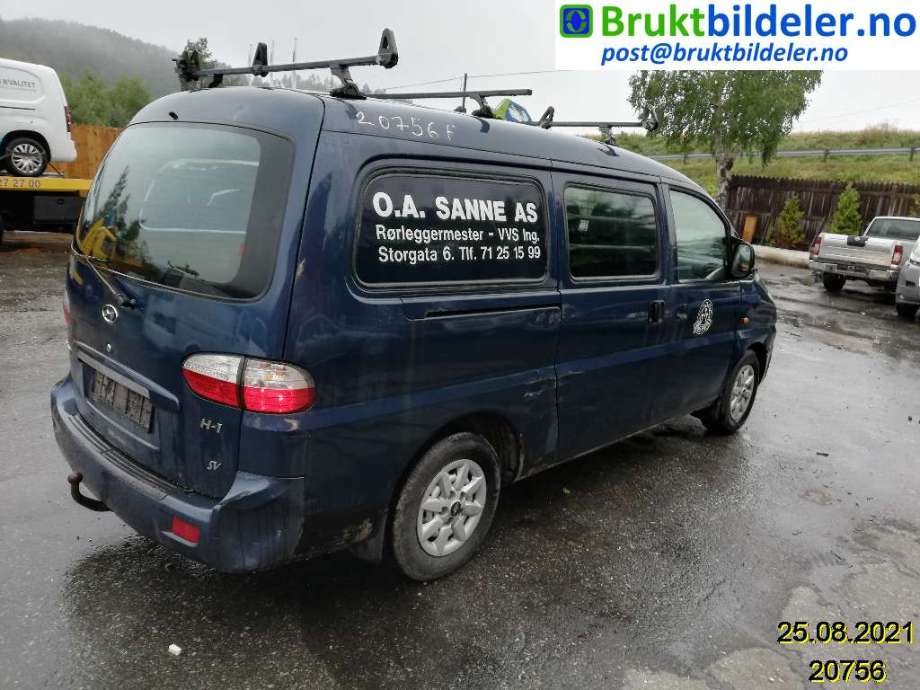 Hyundai H-1 1998-2005 (Type I, Fase 1) , Motorkode: D4BH, Girkassekode: 