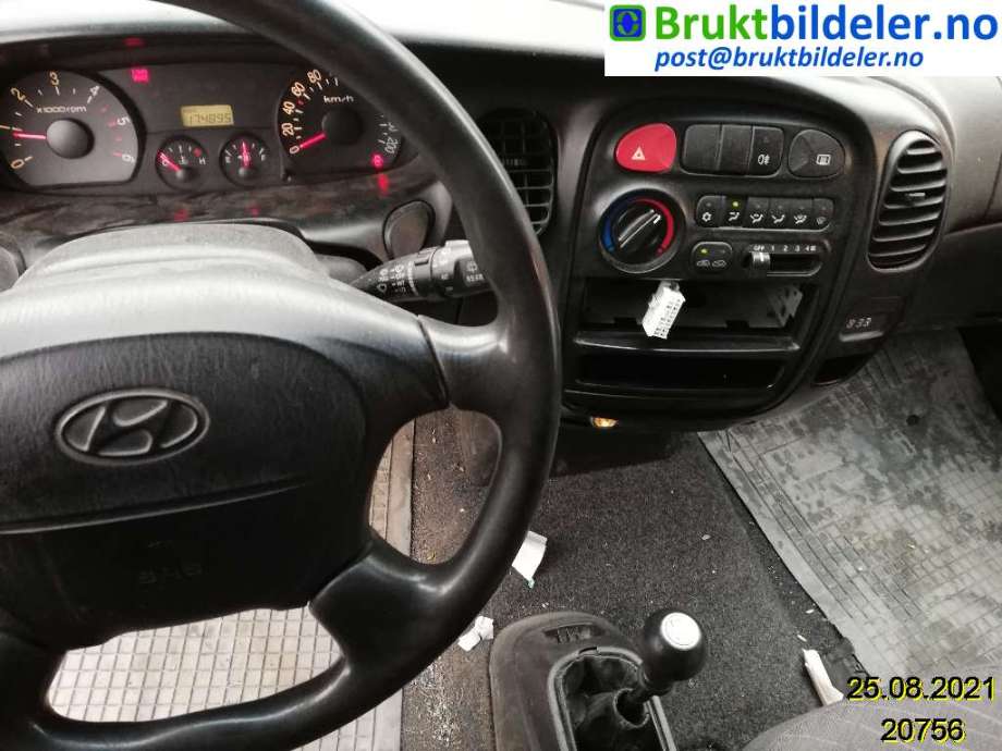 Hyundai H-1 1998-2005 (Type I, Fase 1) , Motorkode: D4BH, Girkassekode: 