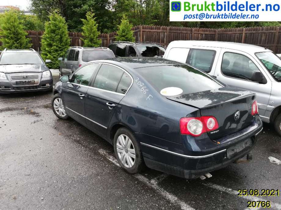 VW Passat 2005-2010 (B6) (B6), Motorkode: BLS, Girkassekode: 