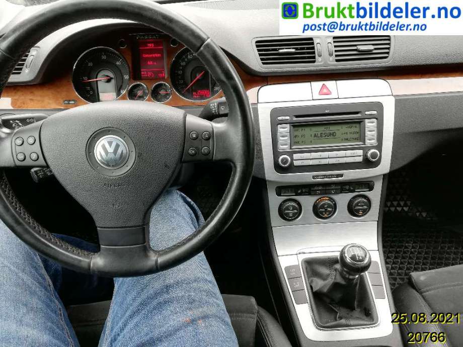 VW Passat 2005-2010 (B6) (B6), Motorkode: BLS, Girkassekode: 