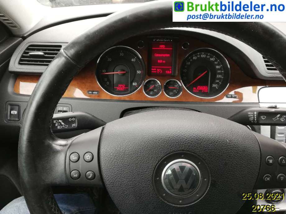 VW Passat 2005-2010 (B6) (B6), Motorkode: BLS, Girkassekode: 