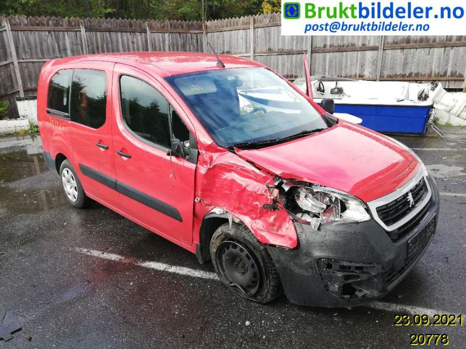 Peugeot Partner 2015-2019 (Type II, Fase 2) , Motorkode: BHY, Girkassekode: