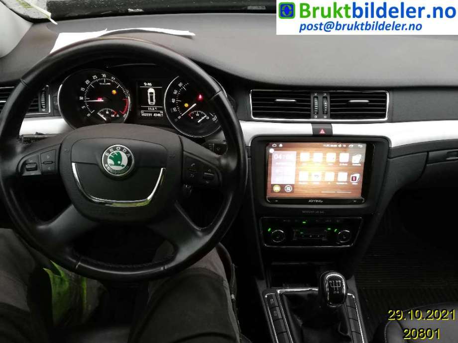 Škoda Superb 2008-2015 (Type II) , Motorkode: CAYC, Girkassekode: MTG
