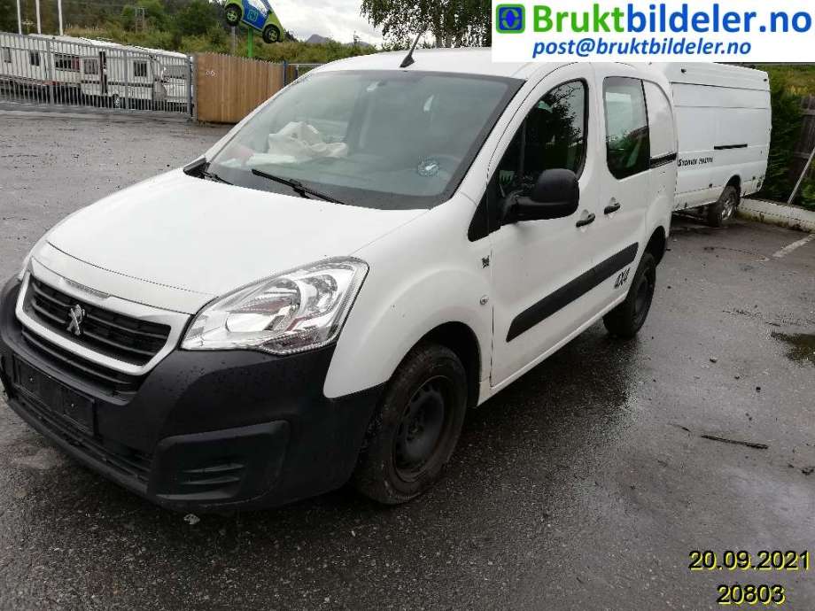 Peugeot Partner 2015-2019 (Type II, Fase 2) , Motorkode: BHY, Girkassekode: 