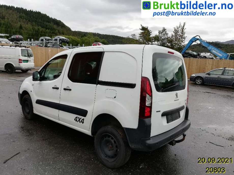 Peugeot Partner 2015-2019 (Type II, Fase 2) , Motorkode: BHY, Girkassekode: 