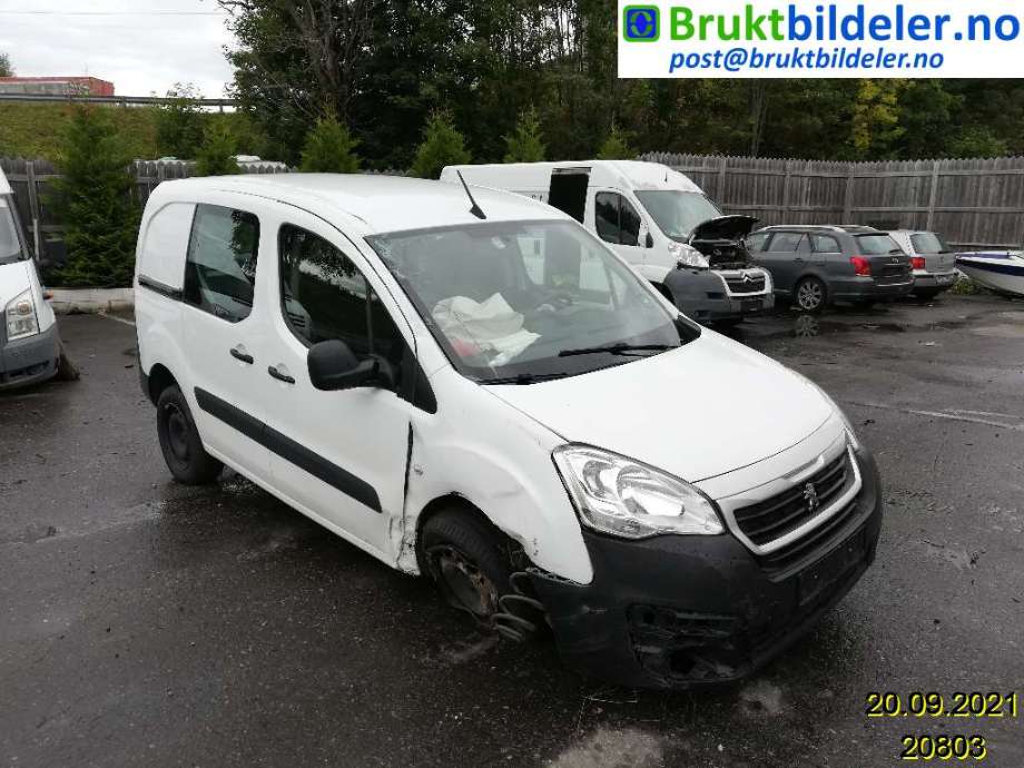 Peugeot Partner 2015-2019 (Type II, Fase 2) , Motorkode: BHY, Girkassekode: 