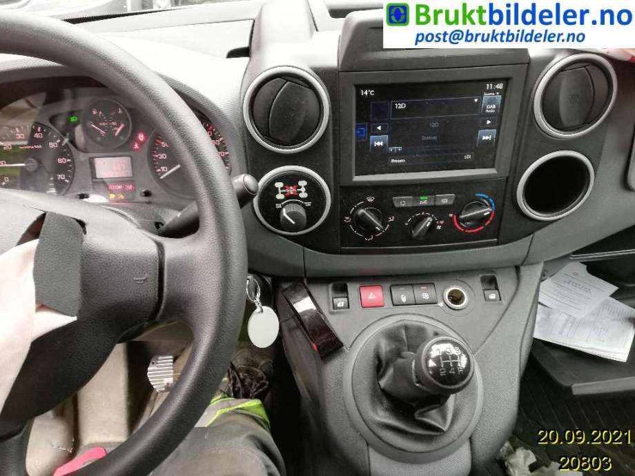 Peugeot Partner 2015-2019 (Type II, Fase 2) , Motorkode: BHY, Girkassekode: 