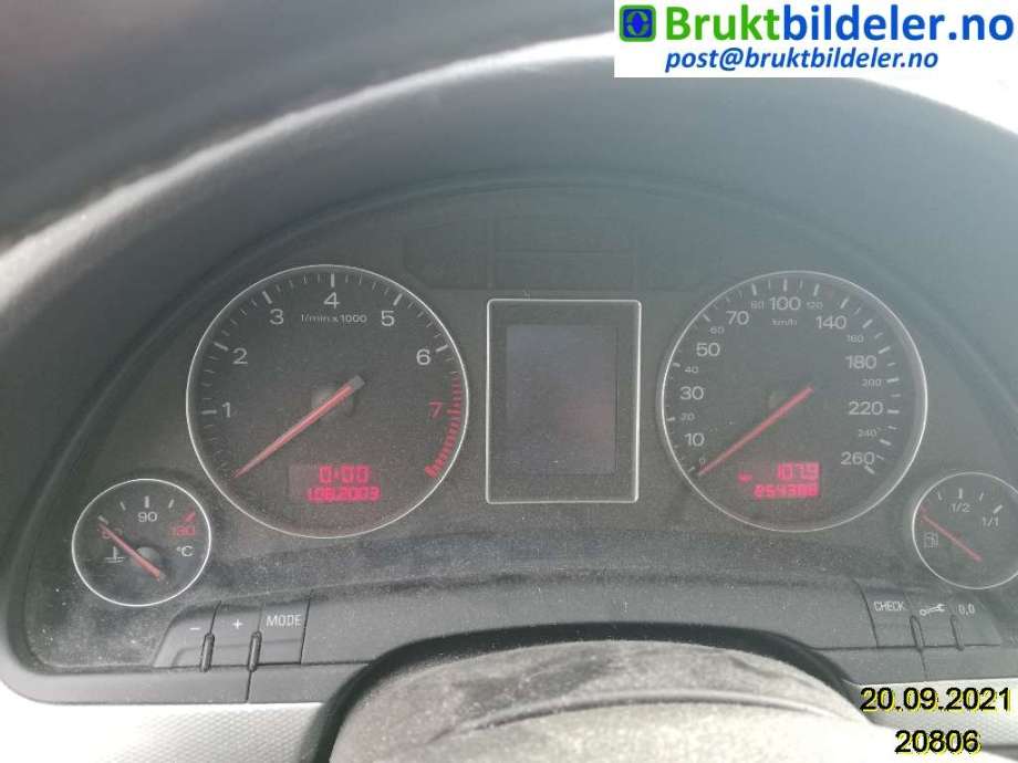 Audi A4 2001-2004 (Type II) (B6) (B6), Motorkode: BFB, Girkassekode: