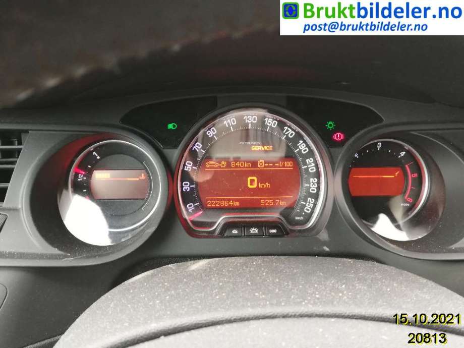 Citroën C5 2008-2017 (Type II) , Motorkode: 9HZ;RD9HZC, Girkassekode: 