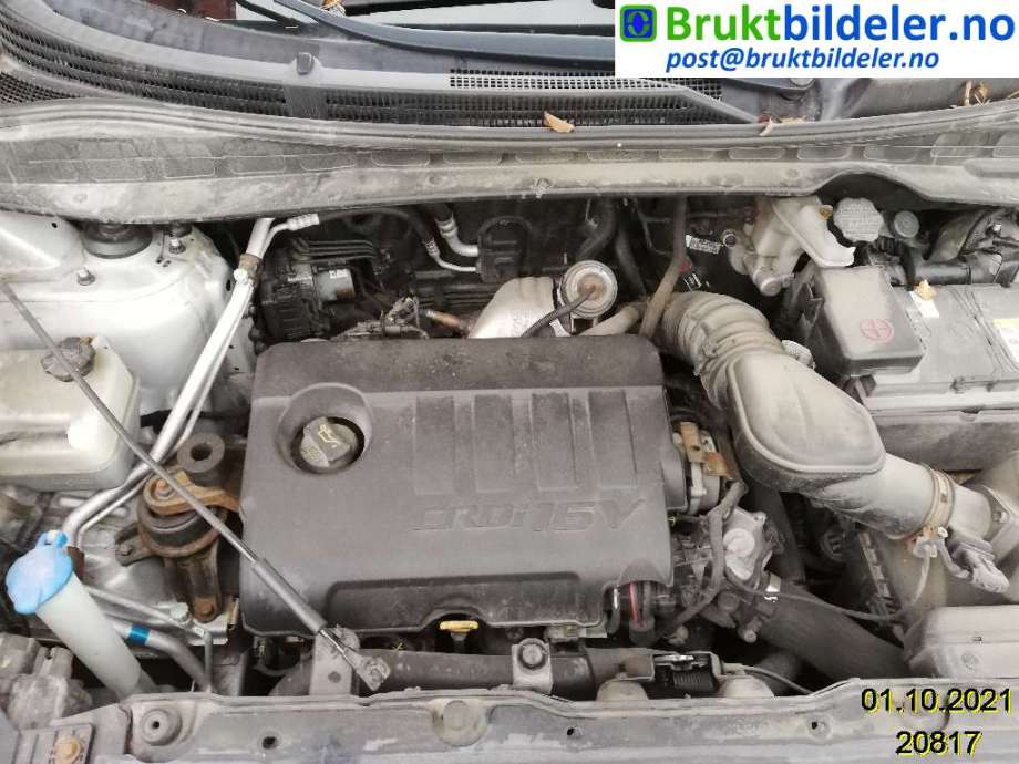 Hyundai Ix35 2010-2015 , Motorkode: D4FD, Girkassekode: 