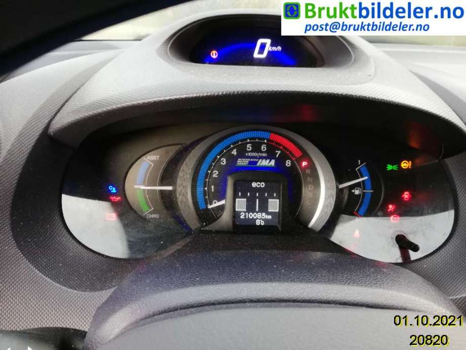 Honda Insight 2009-2013 , Motorkode: LDA3, Girkassekode: 
