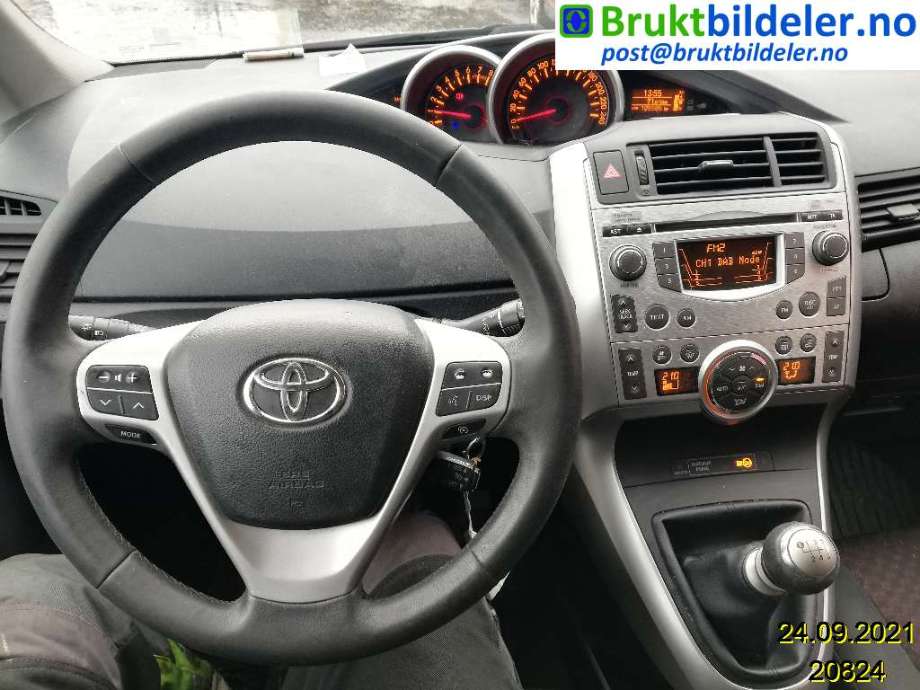 Toyota Verso 2009-2016 (Type III) , Motorkode: 1ZR-FAE, Girkassekode: 