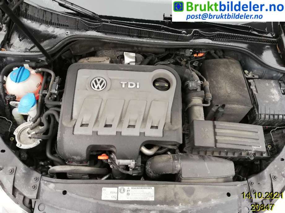 VW Golf VI 2008-2012 , Motorkode: CAYB, Girkassekode: LHW