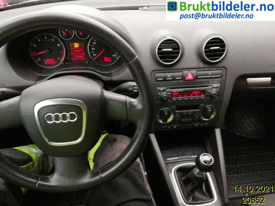 Audi A3 2003-2008 (Type II, Fase 1) , Motorkode: BSE, Girkassekode: FVH