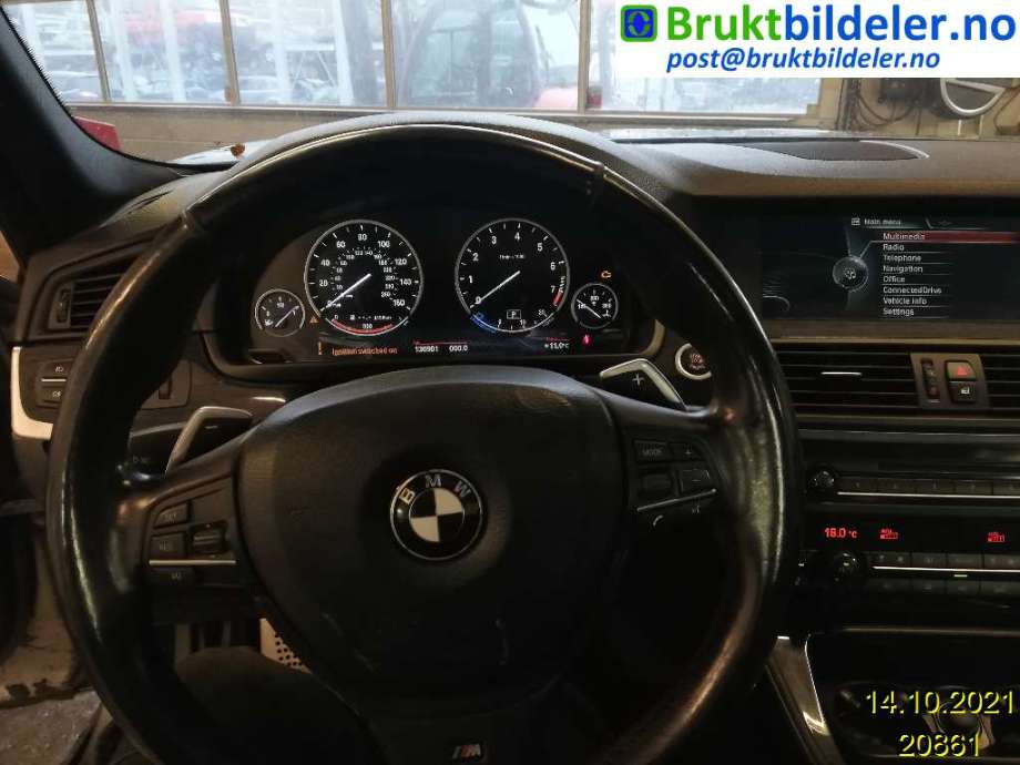BMW 5-Serie 2010-2017 (F10/F11) (F10/F11), Motorkode: N63-B44A, Girkassekode: 
