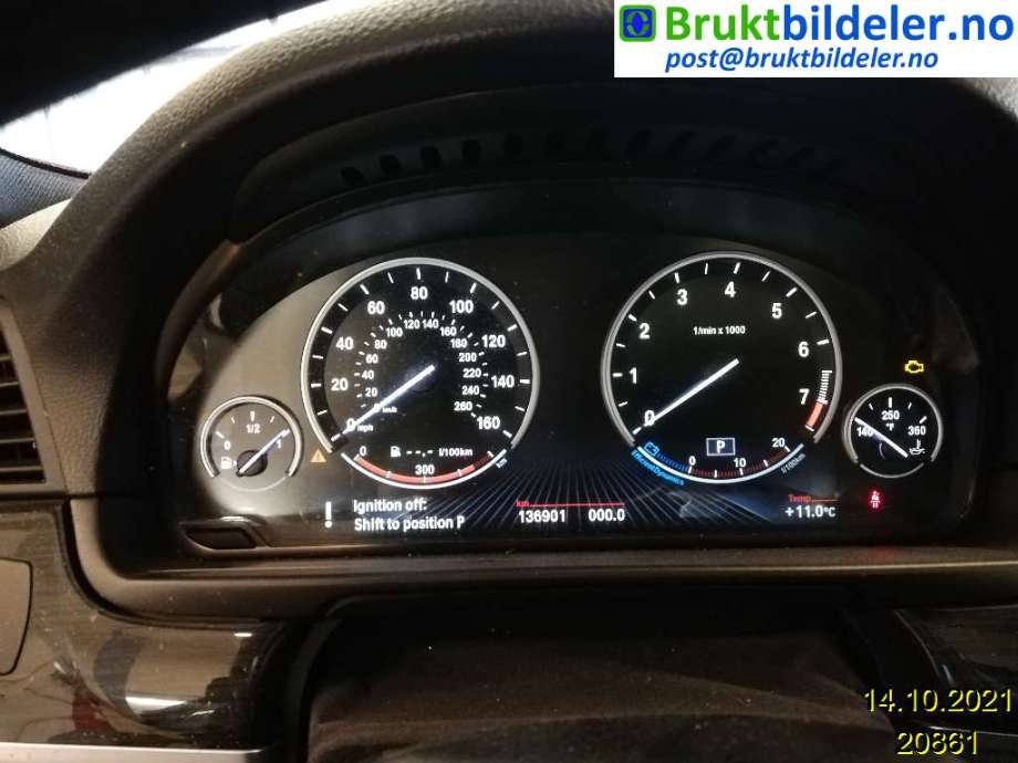 BMW 5-Serie 2010-2017 (F10/F11) (F10/F11), Motorkode: N63-B44A, Girkassekode: 