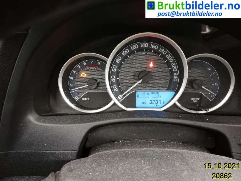 Toyota Auris 2013-2015 (Type II, Fase 1) , Motorkode: 1NR-FE, Girkassekode: 