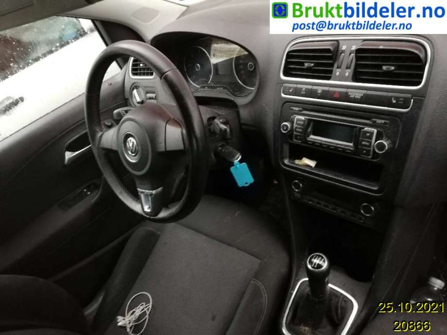 VW Polo 2009-2014 (Type V, Fase 1) , Motorkode: CFWA, Girkassekode: 