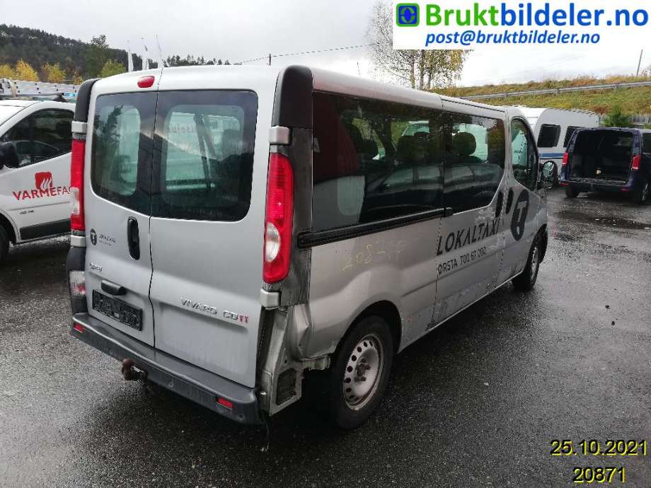 Opel Vivaro A 2006-2014 , Motorkode: M9R-780;M9R-781, Girkassekode: M73