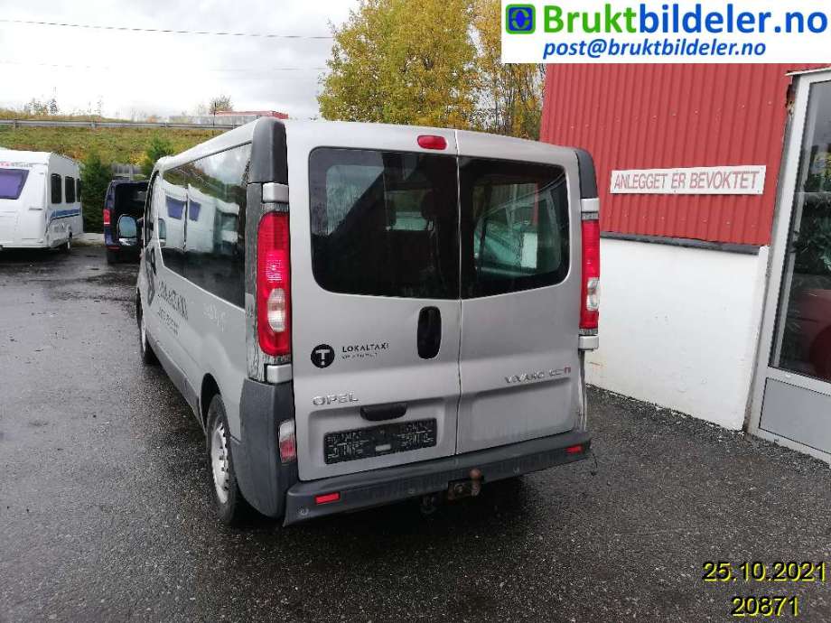 Opel Vivaro A 2006-2014 , Motorkode: M9R-780;M9R-781, Girkassekode: M73