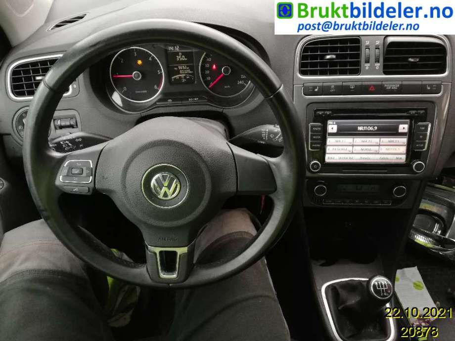 VW Polo 2009-2014 (Type V, Fase 1) , Motorkode: CAYA, Girkassekode: KFK