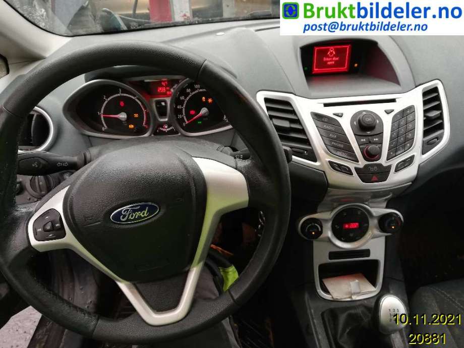 Ford Fiesta 2008-2012 (Type VI, Fase 1) , Motorkode: KVJA, Girkassekode: