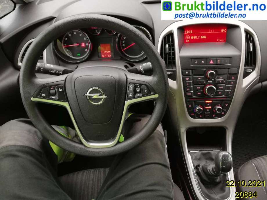 Opel Astra J 2010-2015 , Motorkode: A14XER, Girkassekode: M26