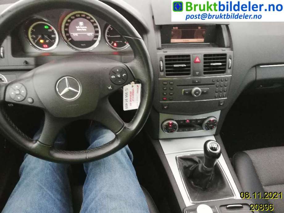Mercedes C-Klasse 2007-2011 (Fase 1) (W204) (W204), Motorkode: OM651.913, Girkassekode: 