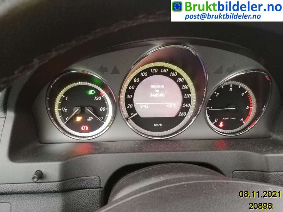 Mercedes C-Klasse 2007-2011 (Fase 1) (W204) (W204), Motorkode: OM651.913, Girkassekode: 