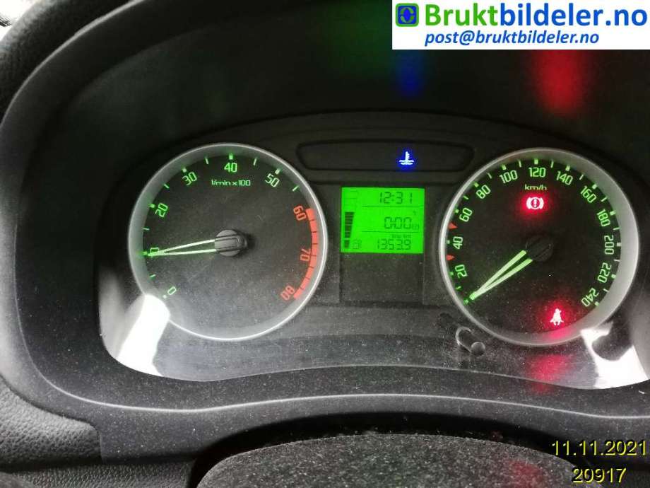 Škoda Fabia 2007-2010 (Type II, Fase 1) , Motorkode: BZG;CGPA, Girkassekode: JUS